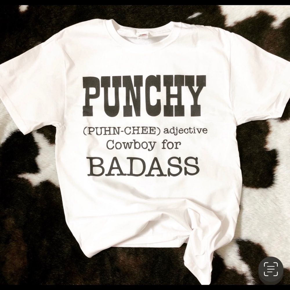 Punchy Bad@ss tee